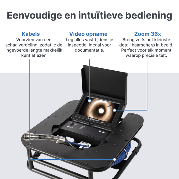 Webvision Kamera inspekcyjna do rur z nadajnikiem 512Hz (20-50m)