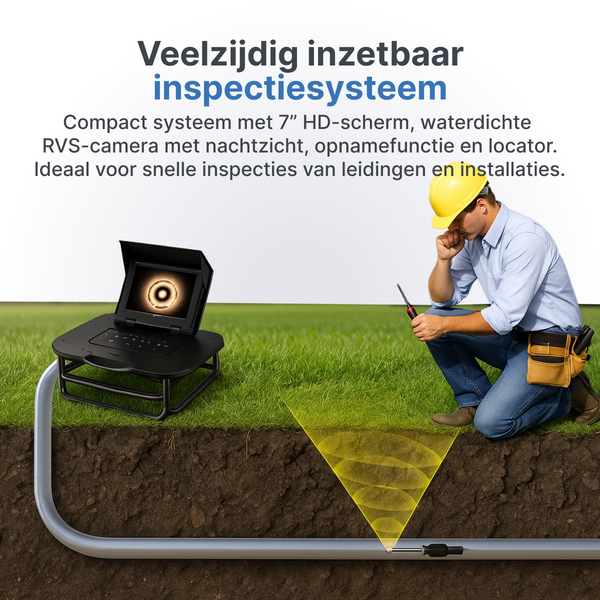 Webvision Kamera inspekcyjna do rur z nadajnikiem 512Hz (20-50m)