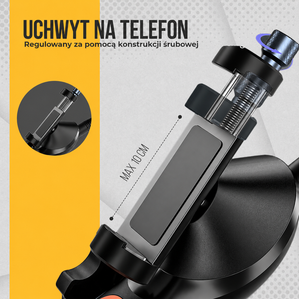Kamera Inspekcyjna Endoskopowa Webvision - Obiektyw 8mm - iOS i Android - Obrotowy obiektyw 36cji 360° - Kabel 1M - IP68