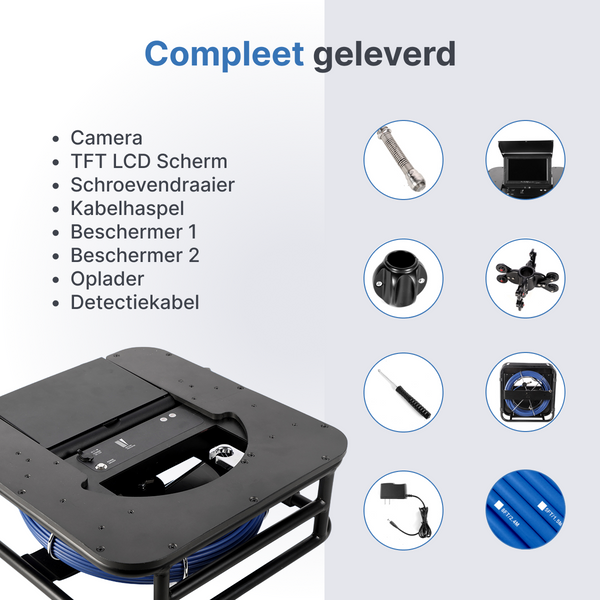 Webvision Kamera inspekcyjna do rur z nadajnikiem 512Hz (20-50m)