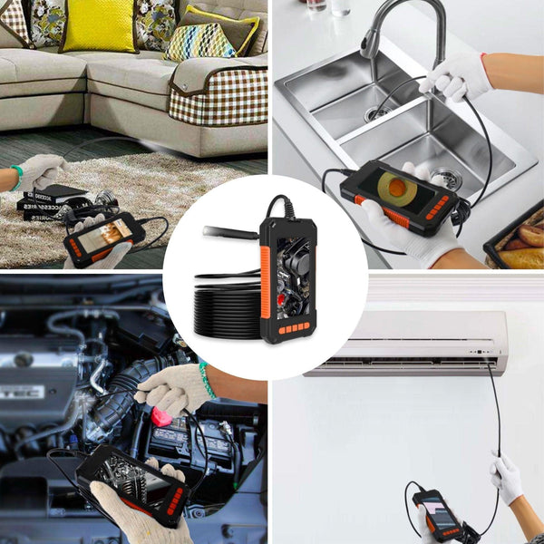 Inspectiecamera met Scherm - 5M Kabel - HD lens - 8mm - 4.3" Scherm - IP67 - Incl. Micro SD Kaart 32GB - Endoscoopwereld.nl